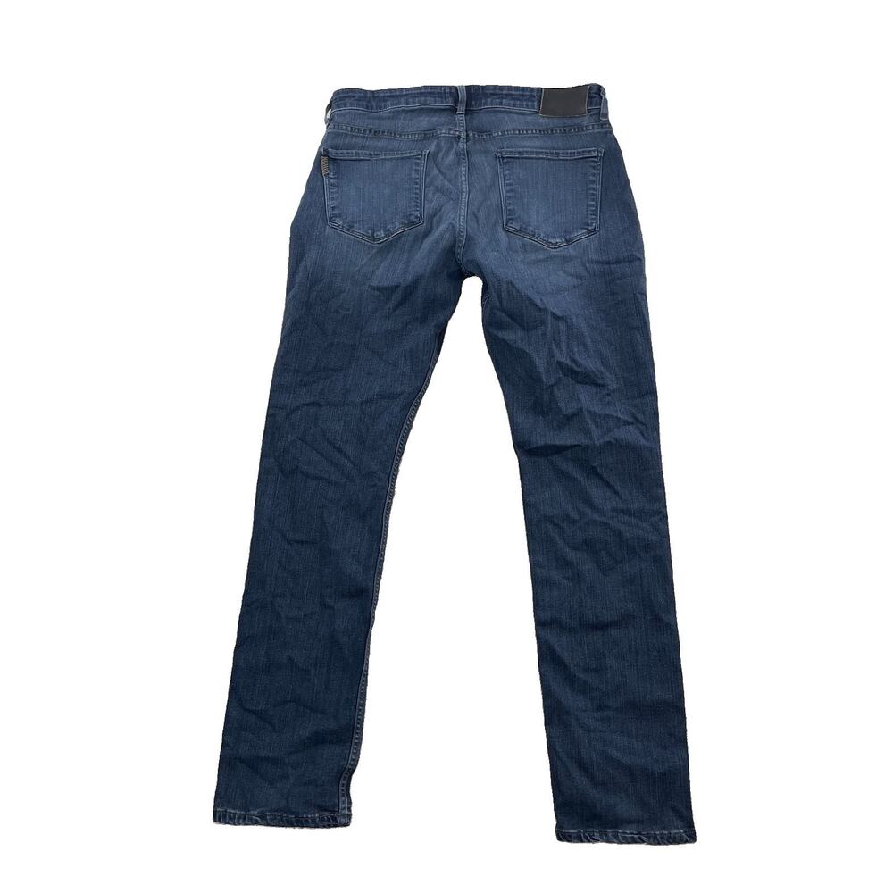 Paige Federal Jeans Size 32 x 31 Inseam Blue Stretch Men Slim Straight 49-1